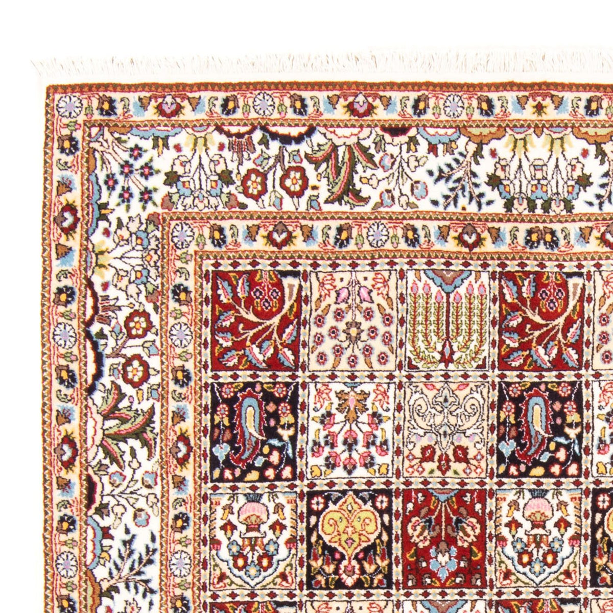 Moud Teppich 142x195cm - Perserteppich - mehrfarbig