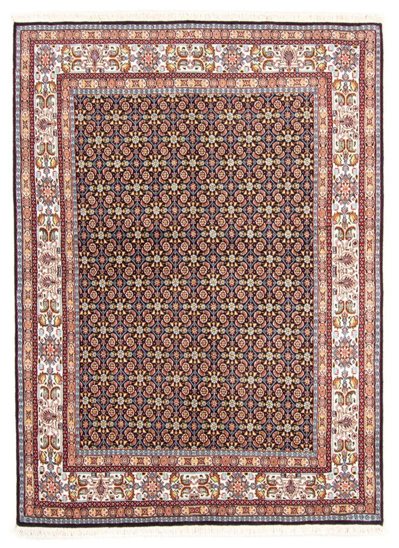 Moud Teppich 141x198cm - Perserteppich - dunkelblau