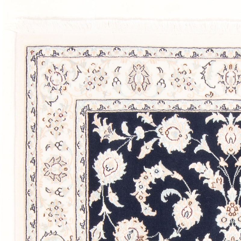 Perserteppich - Nain - Royal - 105 x 155 cm - dunkelblau