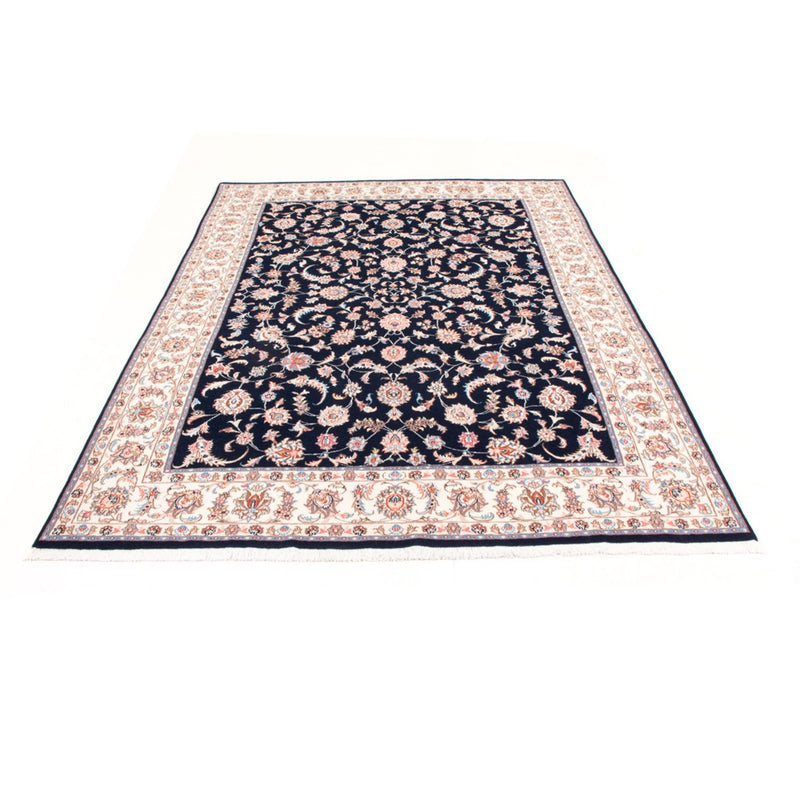 Täbriz - 50 Raj Teppich 166x236cm - Perserteppich - dunkelblau