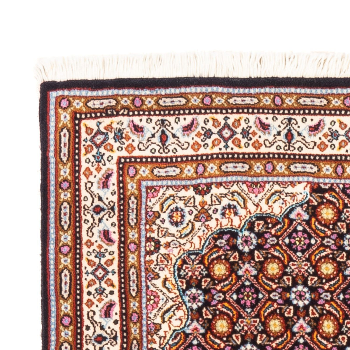 Moud Teppich 80x120cm - Perserteppich - dunkelblau