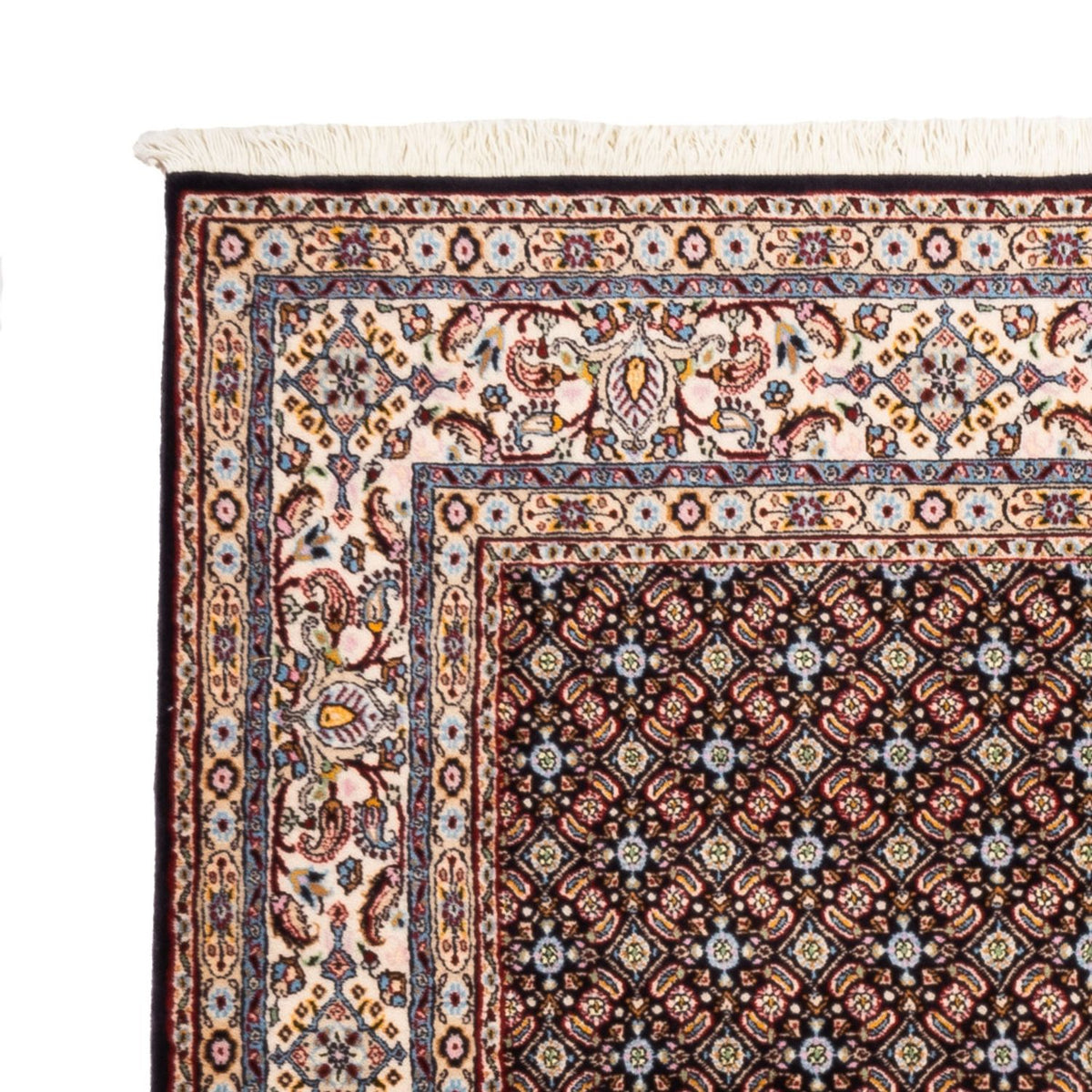 Moud Teppich 144x195cm - Perserteppich - dunkelblau
