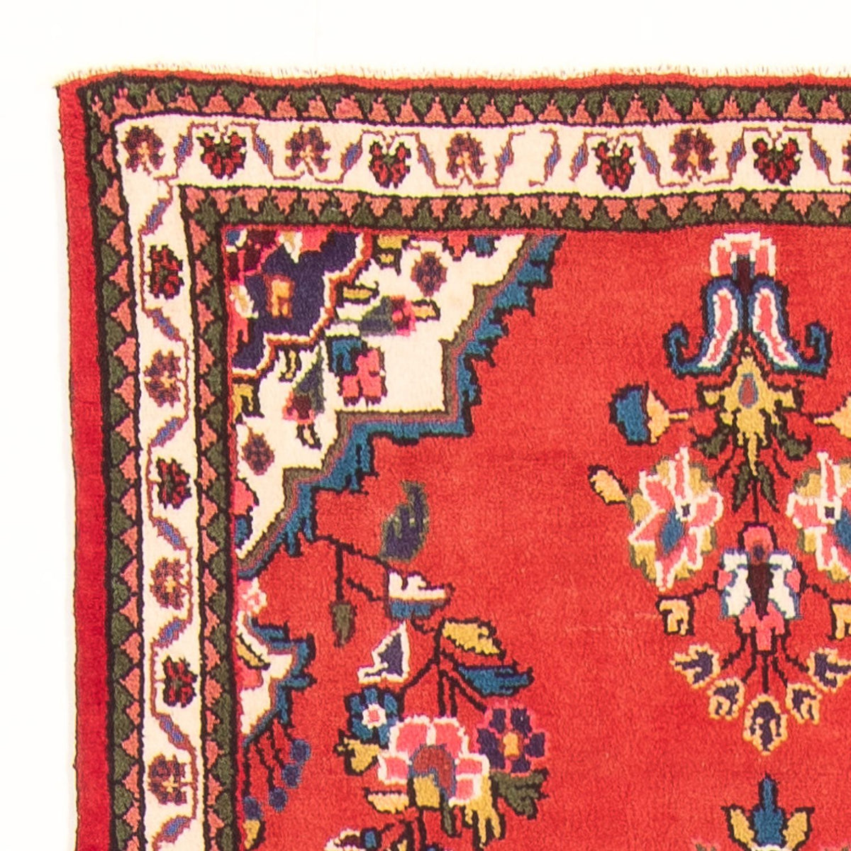 Rudbar Teppich 110x293cm - Perserteppich - rot