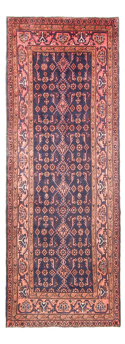 Hosseinabad Teppich 120x323cm - Perserteppich - dunkelblau