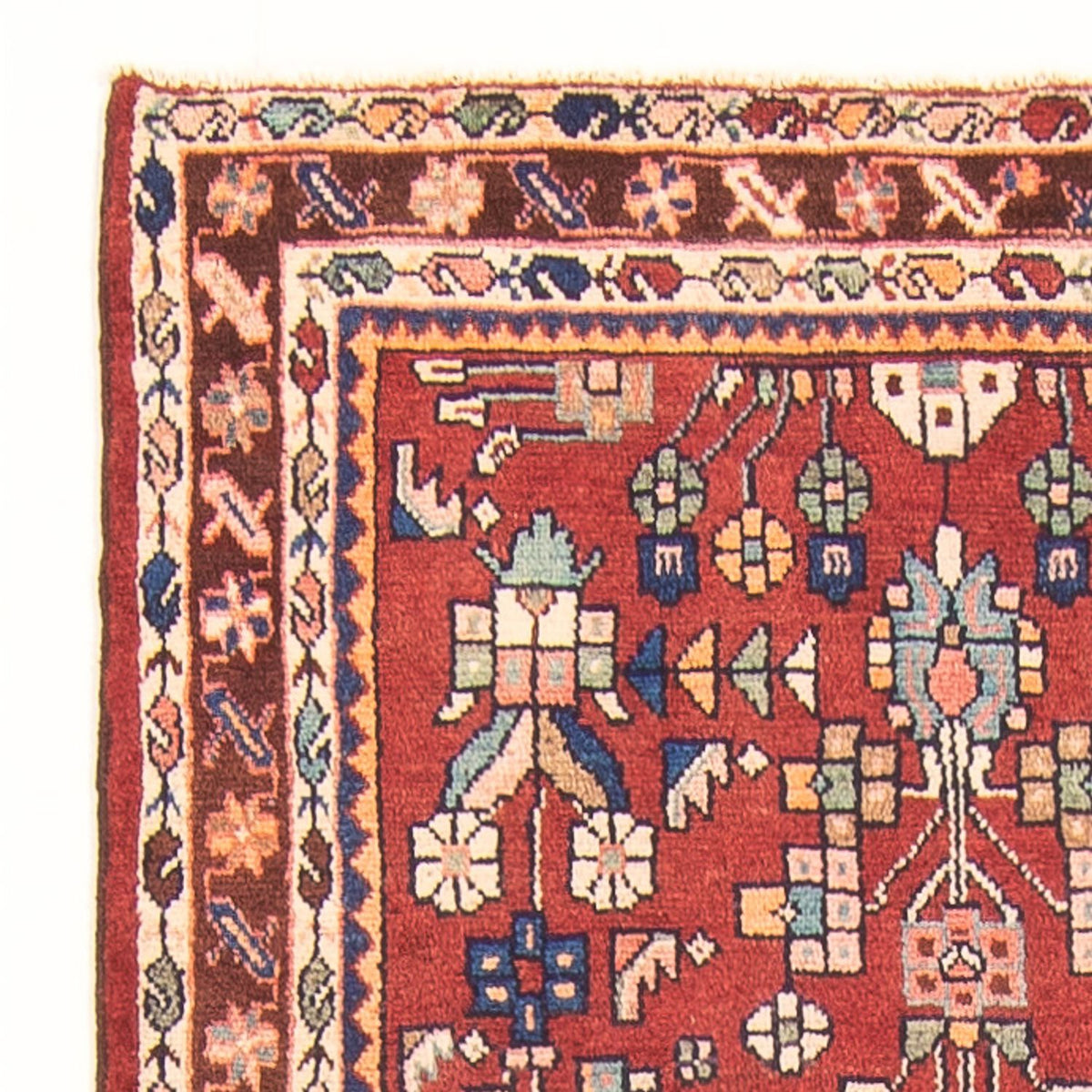 Kolyai Teppich 106x308cm - Perserteppich - rot