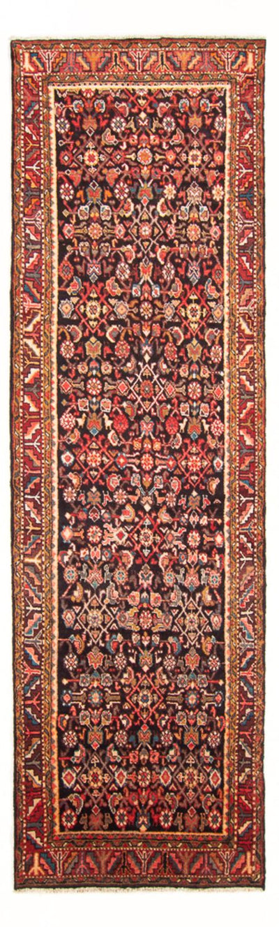 Hosseinabad Teppich 114x356cm - Perserteppich - dunkelblau