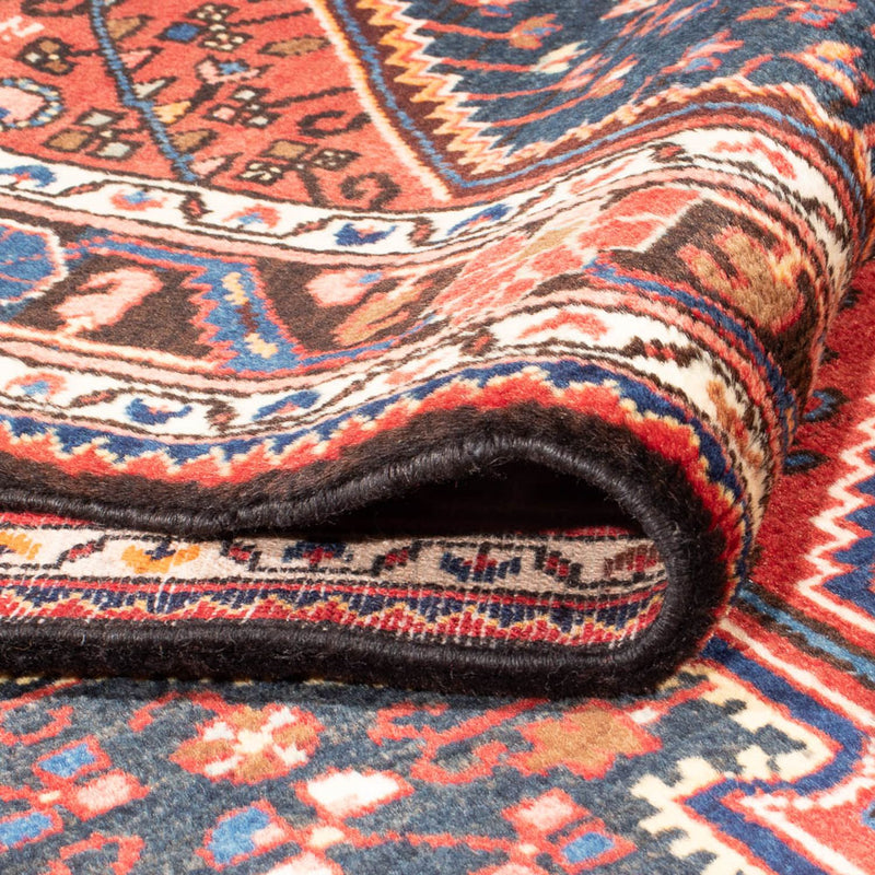 Hosseinabad Teppich 115x324cm - Perserteppich - dunkelblau