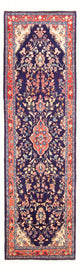 Sarough Teppich 108x323cm - Perserteppich - dunkelblau