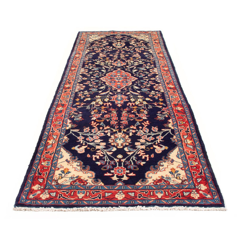 Sarough Teppich 108x323cm - Perserteppich - dunkelblau