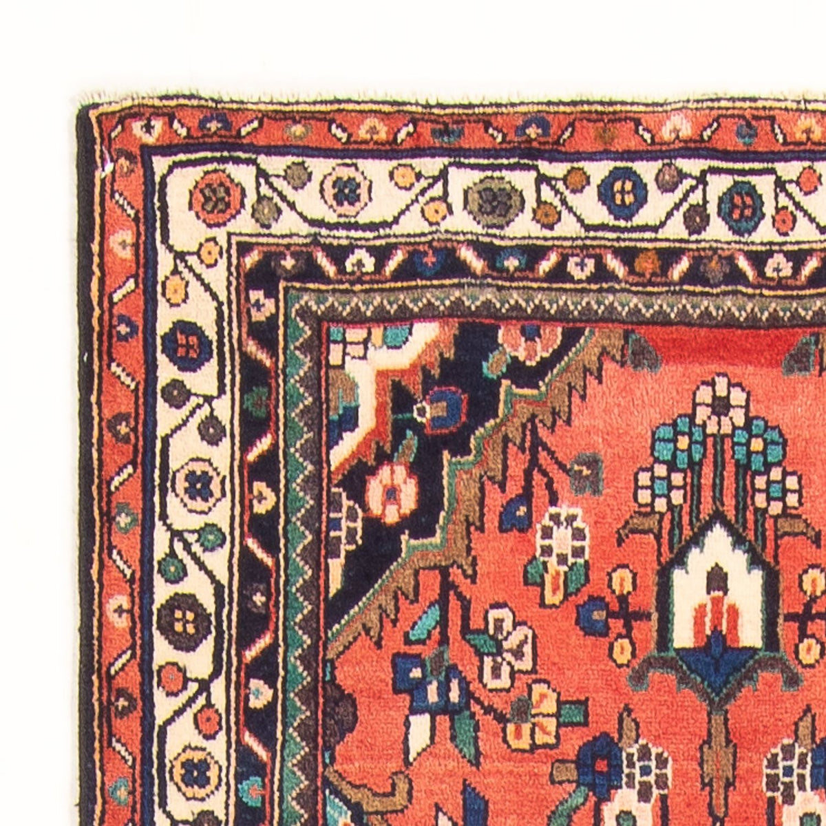 Rudbar Teppich 111x336cm - Perserteppich - rot