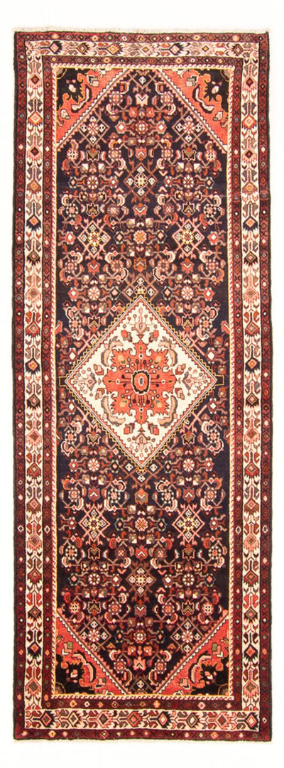 Hosseinabad Teppich 122x307cm - Perserteppich - dunkelblau