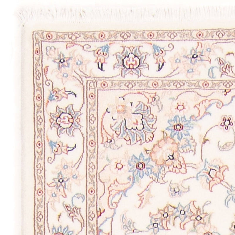 Täbriz - 50 Raj Teppich 80x296cm - Perserteppich - creme