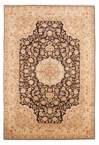 Täbriz - 50 Raj Teppich 196x296cm - Perserteppich - dunkelblau – product image