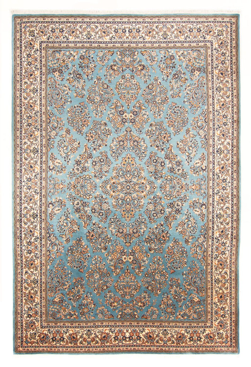 Sarough Teppich 205x310cm - Perserteppich - hellblau
