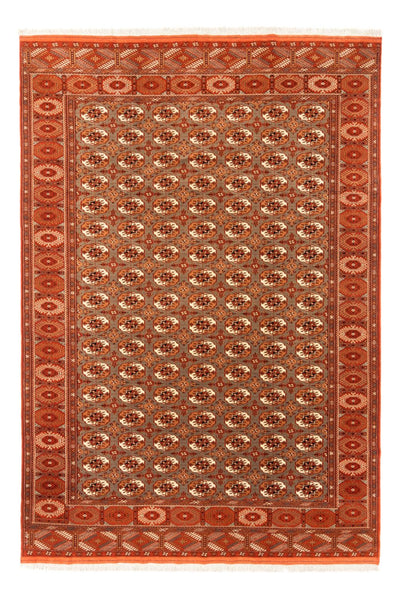 Turkaman Teppich 205x305cm - Orientteppich - dunkelbeige