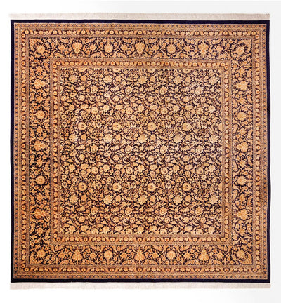 Ghom - Seide Teppich 243x247cm - Perserteppich - dunkelbeige