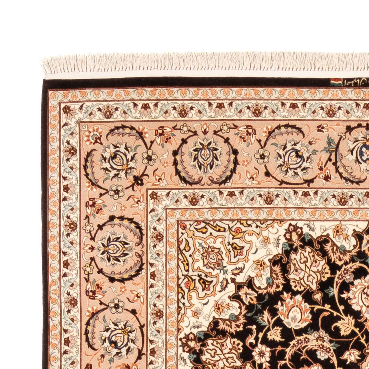 Isfahan Teppich 148x227cm - Perserteppich - dunkelblau