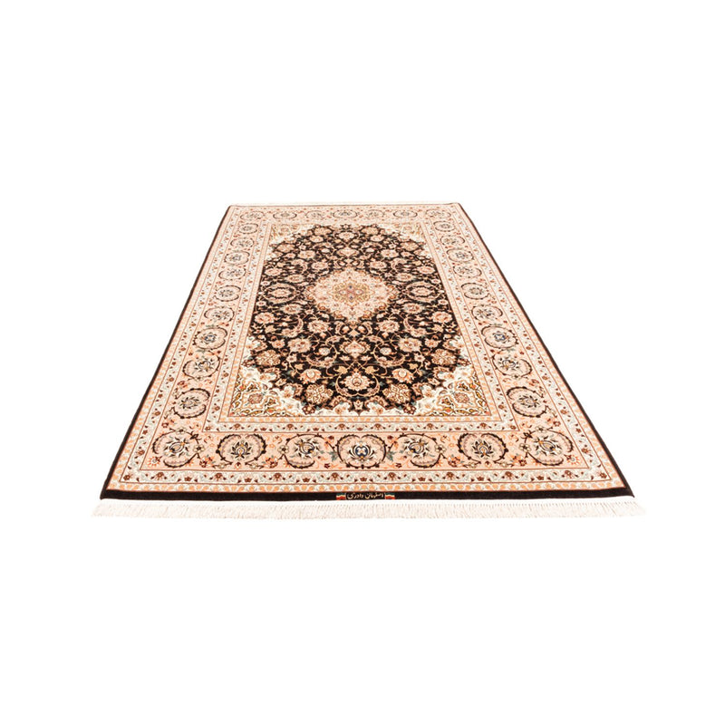 Isfahan Teppich 148x227cm - Perserteppich - dunkelblau