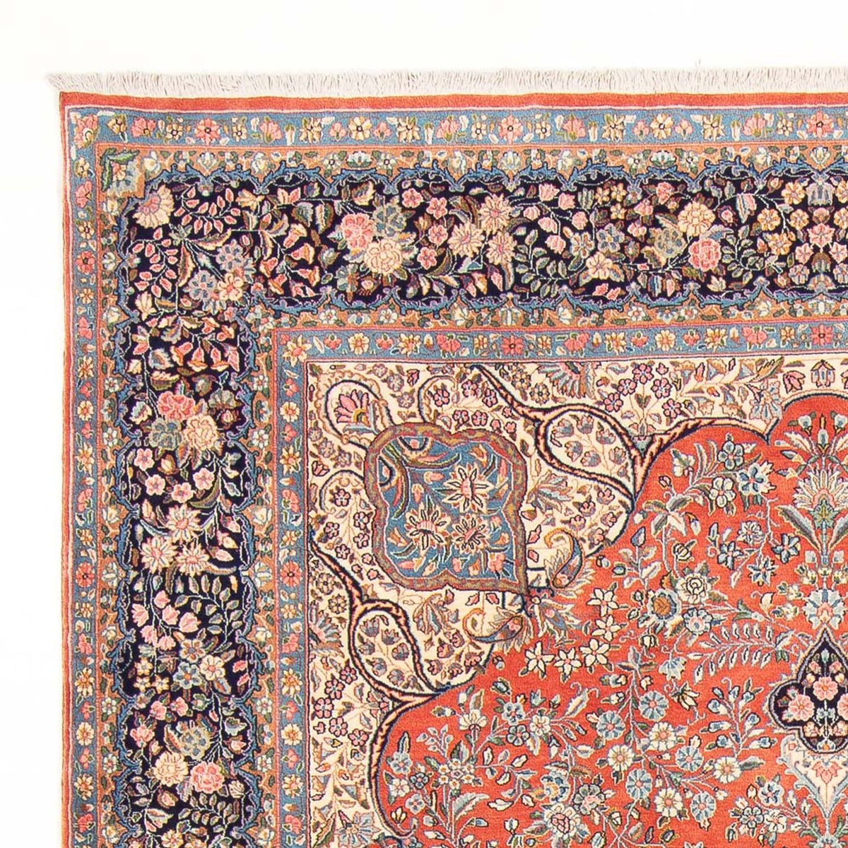 Kerman Teppich 210x315cm - Perserteppich - rost