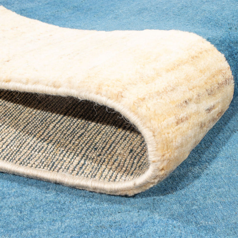 Gabbeh Persisch Teppich 170x239cm - Perserteppich Wollteppich - blau