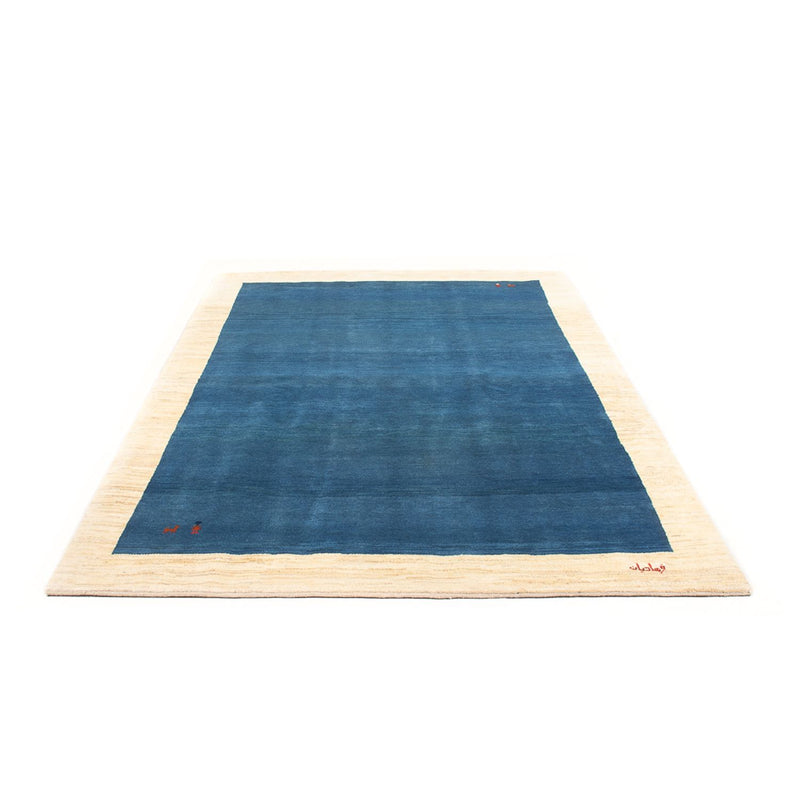 Gabbeh Persisch Teppich 170x239cm - Perserteppich Wollteppich - blau