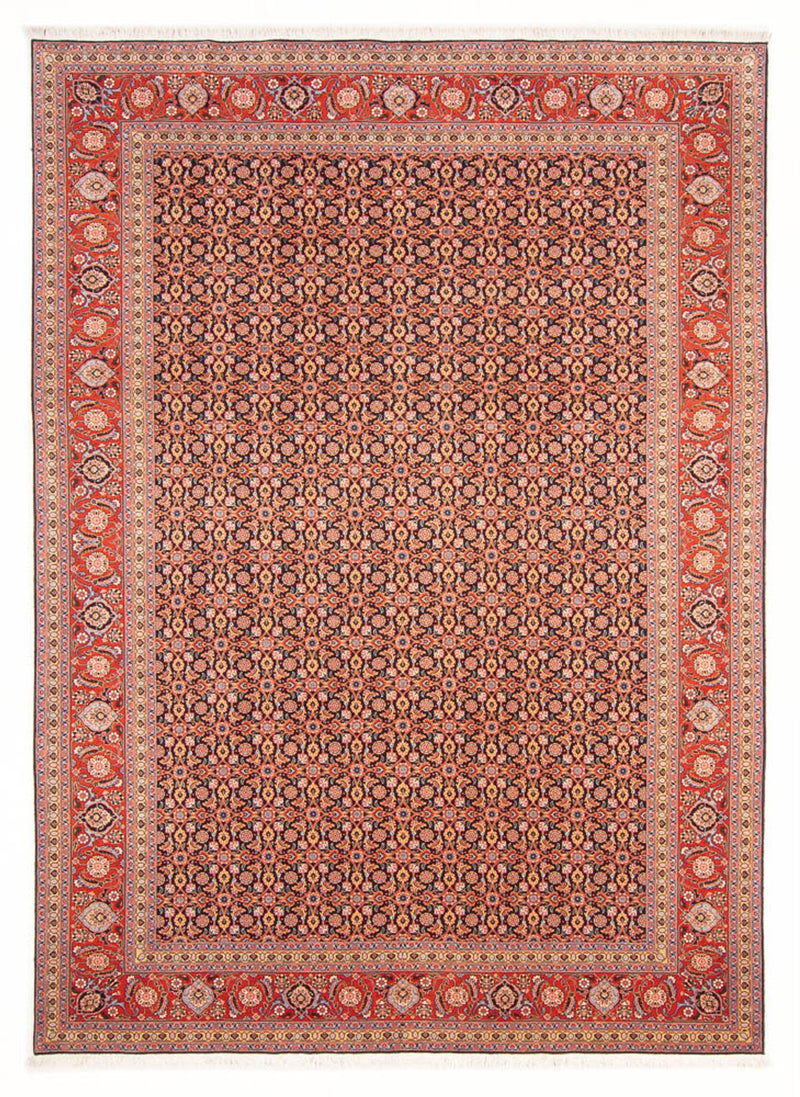 Täbriz - 50 Raj Teppich 200x290cm - Perserteppich - dunkelblau