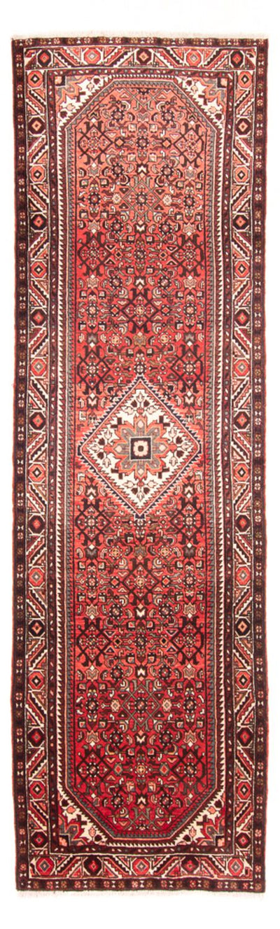 Hamadan Teppich 116x350cm - Perserteppich - rot