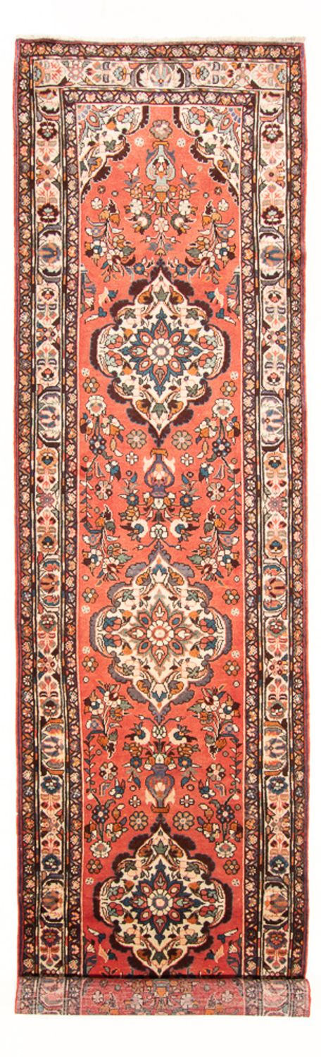Hamadan Teppich 127x449cm - Perserteppich - rot