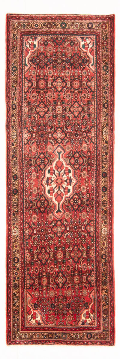 Hamadan Teppich 110x308cm - Perserteppich - dunkelblau