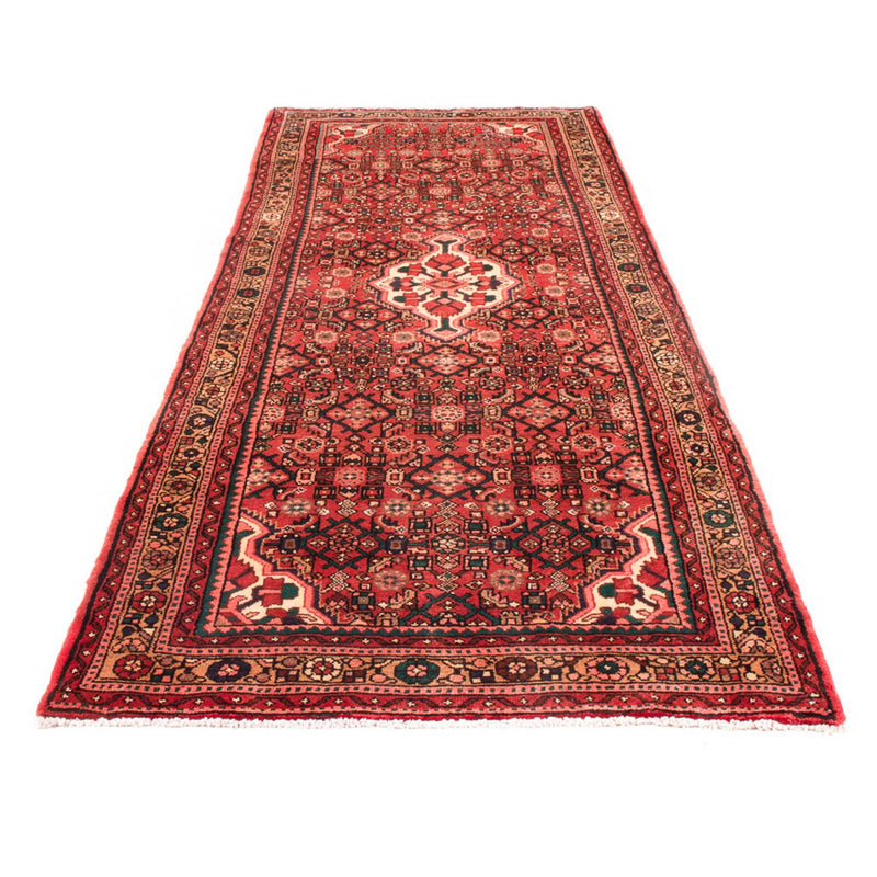 Hamadan Teppich 110x308cm - Perserteppich - dunkelblau