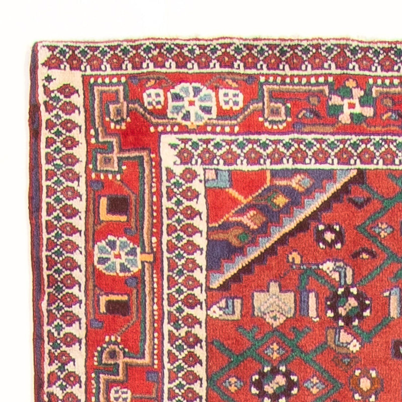 Hamadan Teppich 107x418cm - Perserteppich - rot