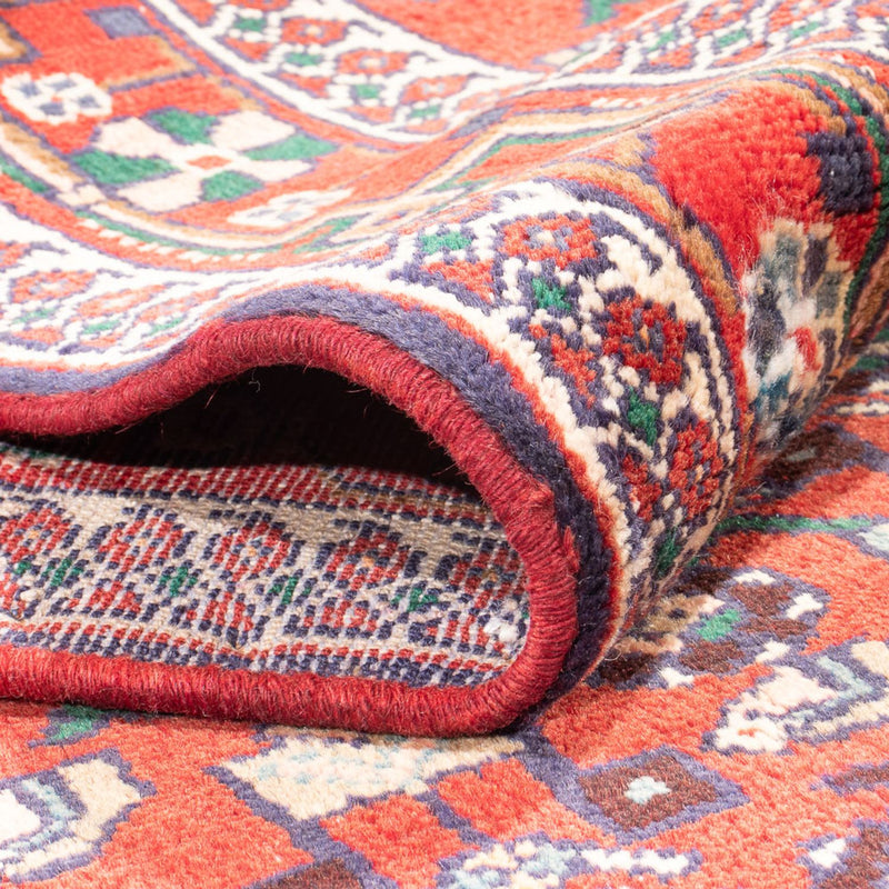 Hamadan Teppich 107x418cm - Perserteppich - rot