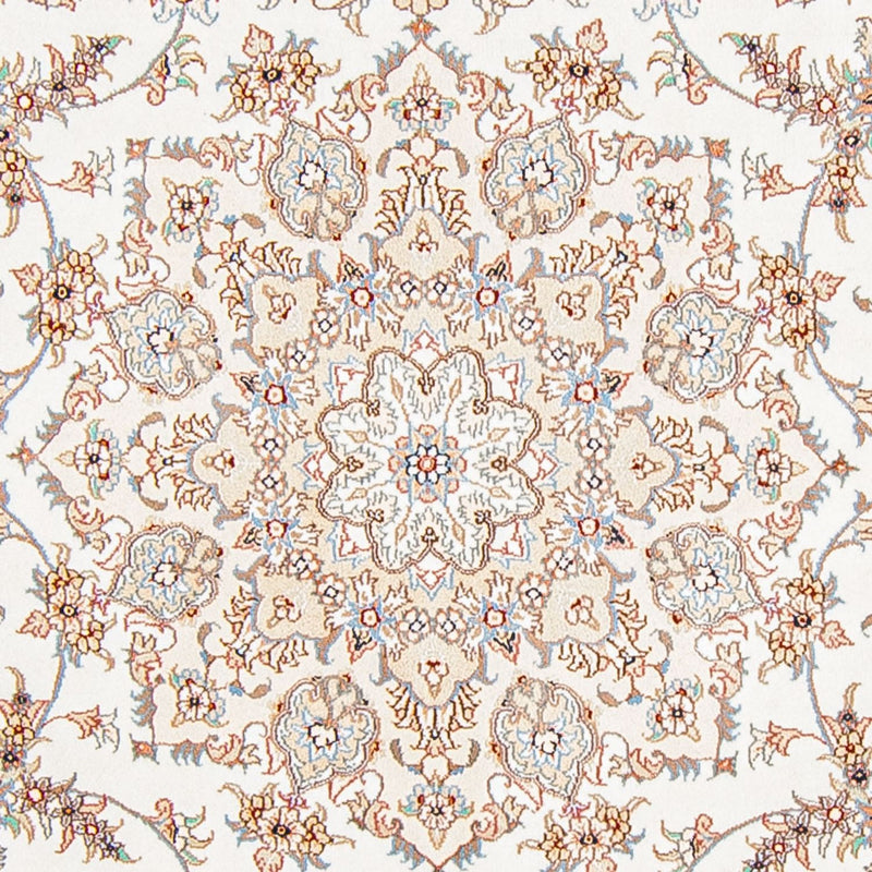 Täbriz - 50 Raj Teppich 169x236cm - Perserteppich - creme