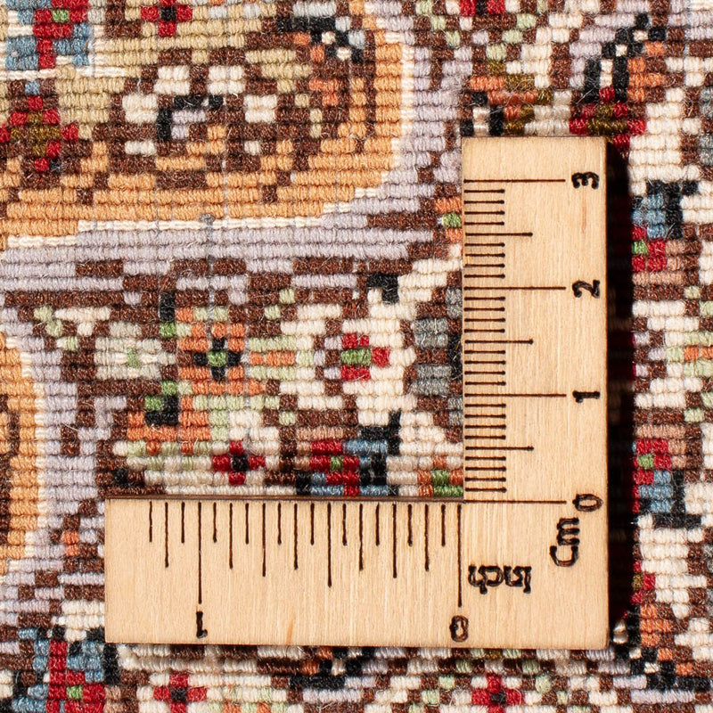 Täbriz - 50 Raj Teppich 78x400cm - Perserteppich - beige