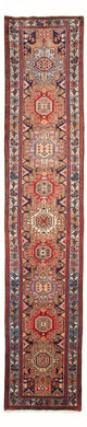 Qaraja Teppich 83x392cm - Perserteppich - mehrfarbig