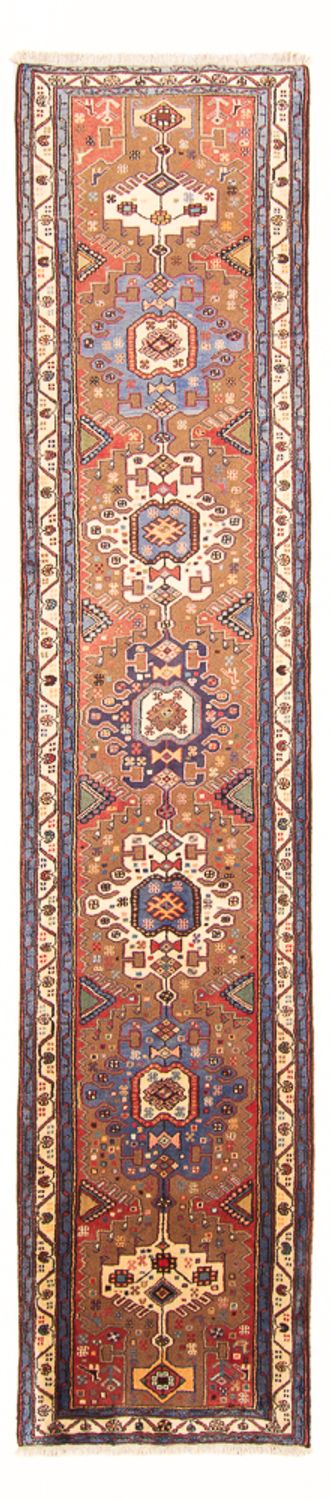 Hamadan Teppich 95x372cm - Perserteppich - rot