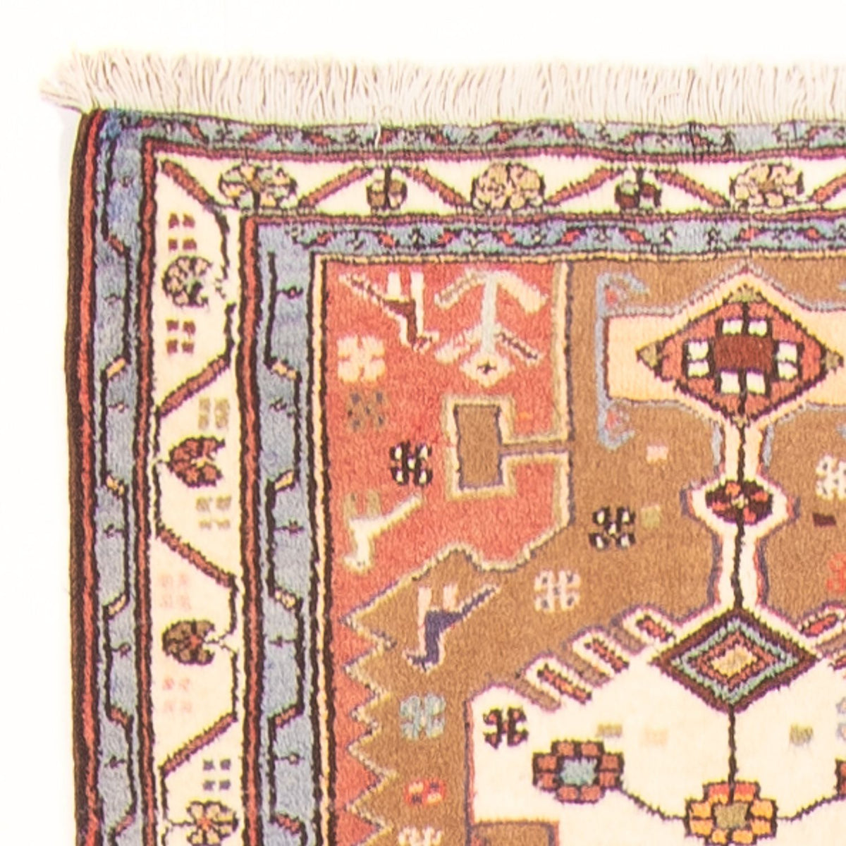 Hamadan Teppich 95x372cm - Perserteppich - rot