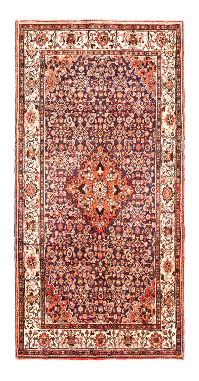 Hosseinabad Teppich 163x322cm - Perserteppich - dunkelblau