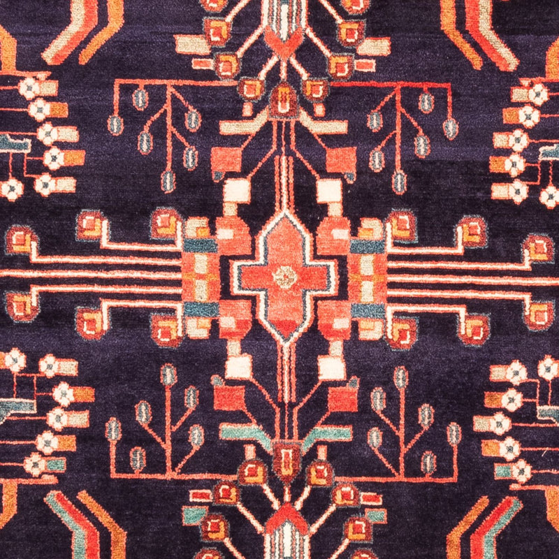 Hamadan Teppich 160x290cm - Perserteppich - dunkelblau