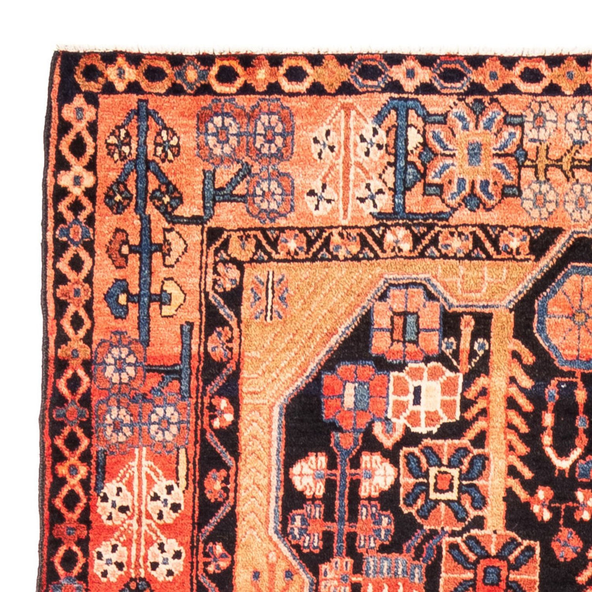Nahavand Teppich 153x275cm - Perserteppich - dunkelblau