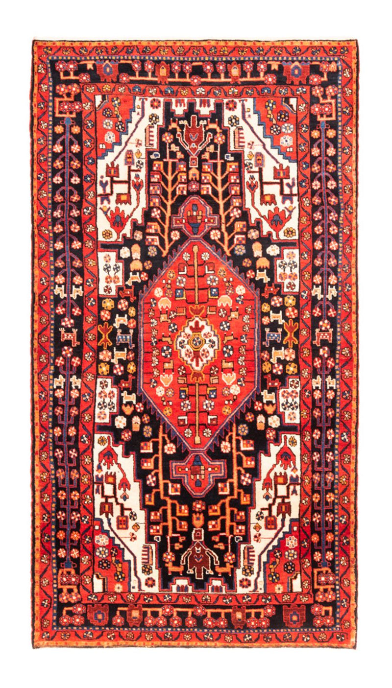 Nahavand Teppich 155x285cm - Perserteppich - dunkelblau