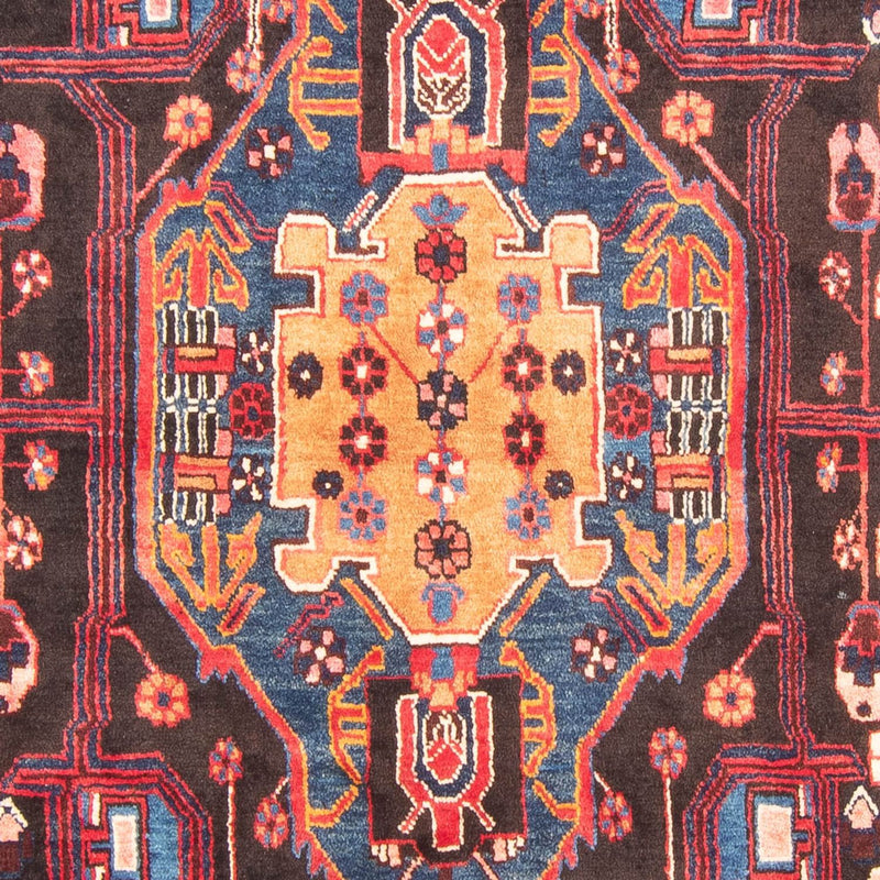 Nahavand Teppich 160x350cm - Perserteppich - dunkelblau