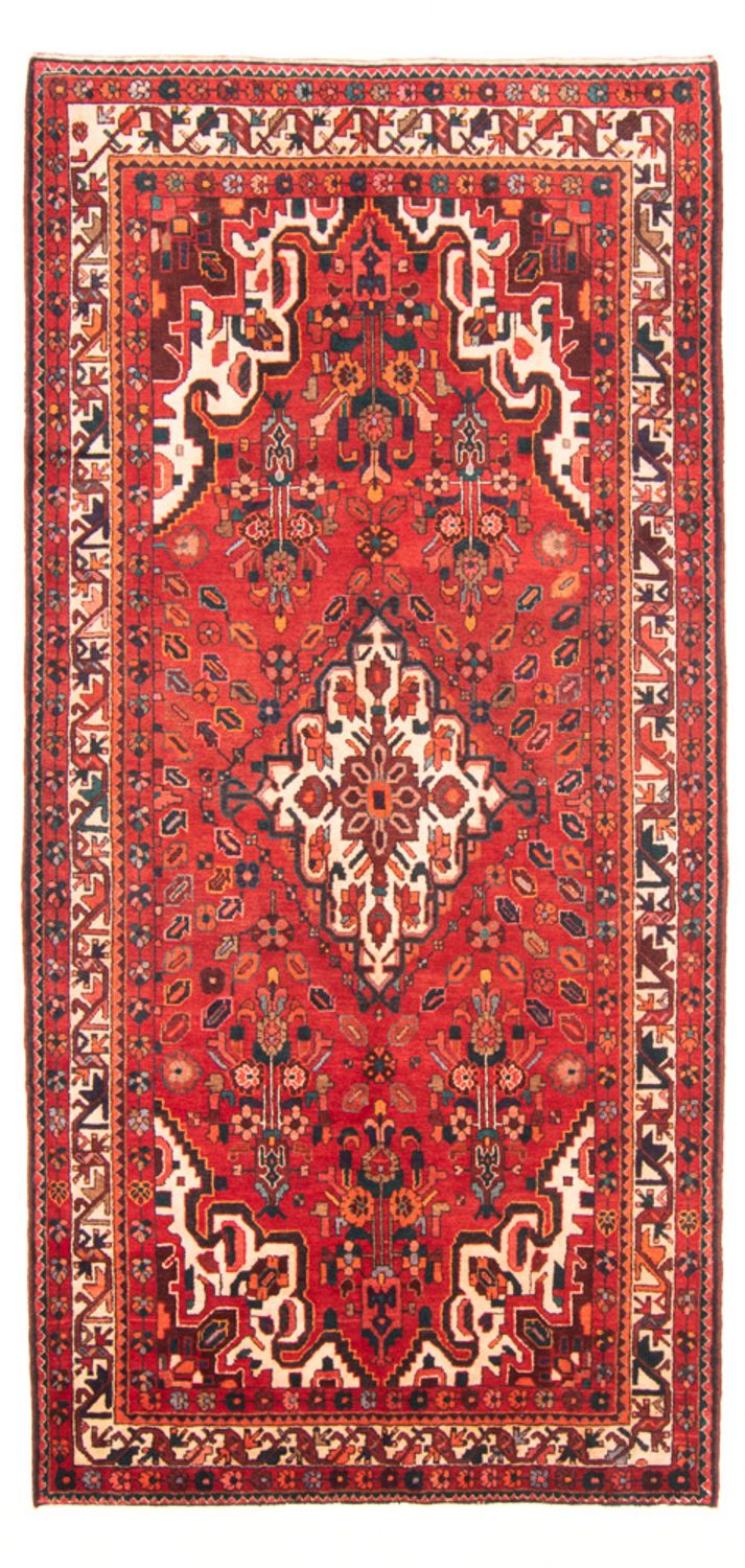 Hamadan Teppich 155x303cm - Perserteppich - rot