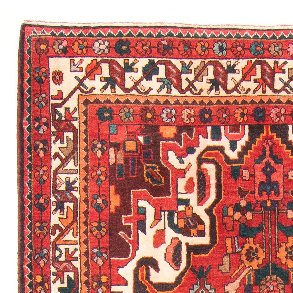 Hamadan Teppich 155x303cm - Perserteppich - rot