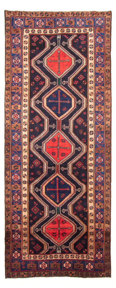 Kolyai Teppich 153x380cm - Perserteppich - dunkelblau