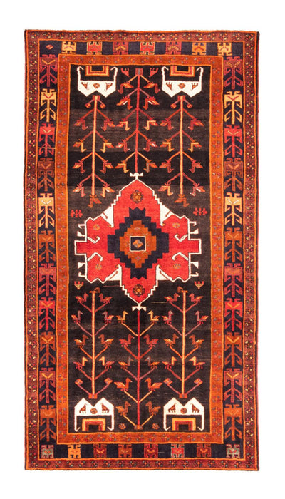 Kolyai Teppich 162x303cm - Perserteppich - dunkelblau