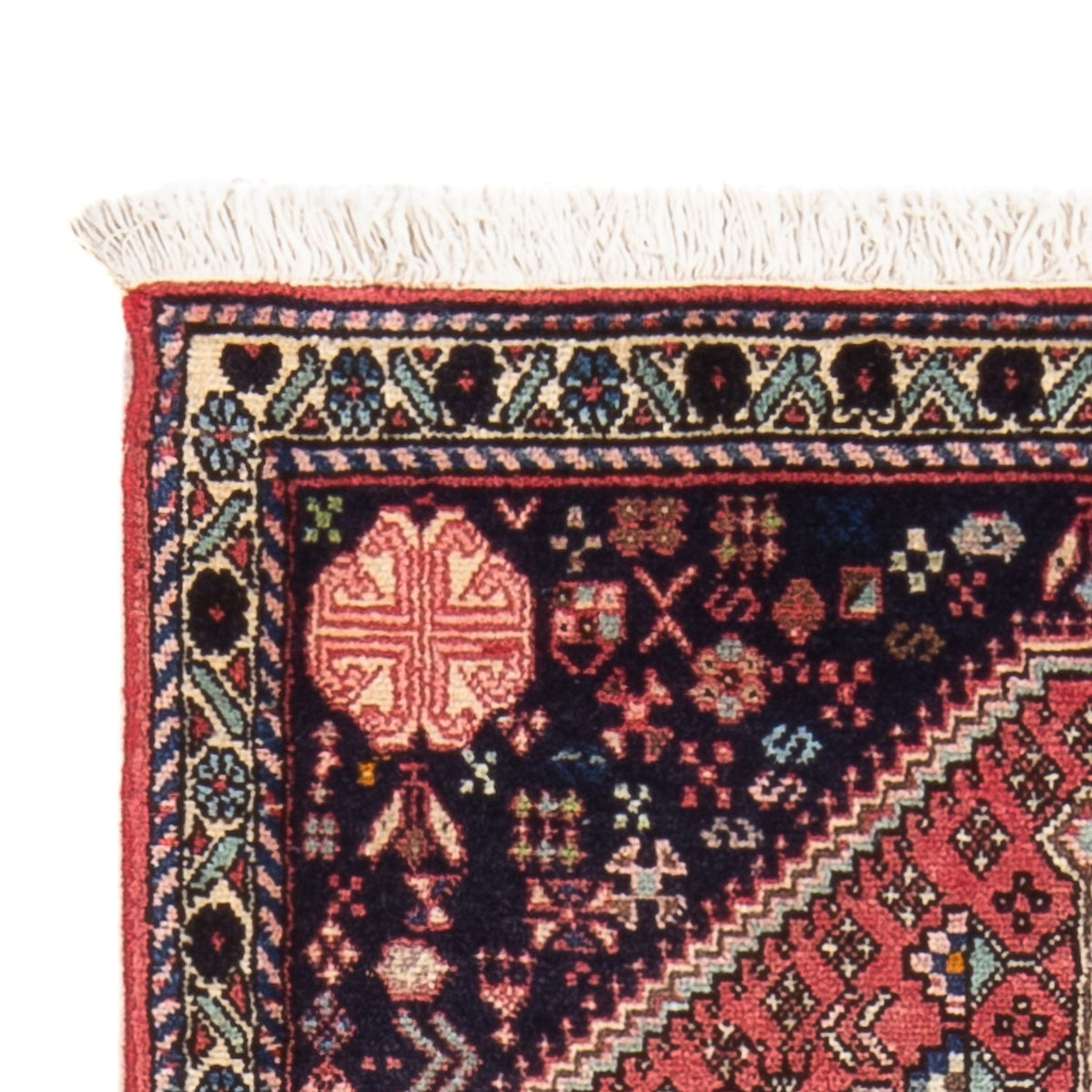 Abadeh Teppich 67x146cm - Perserteppich - rot