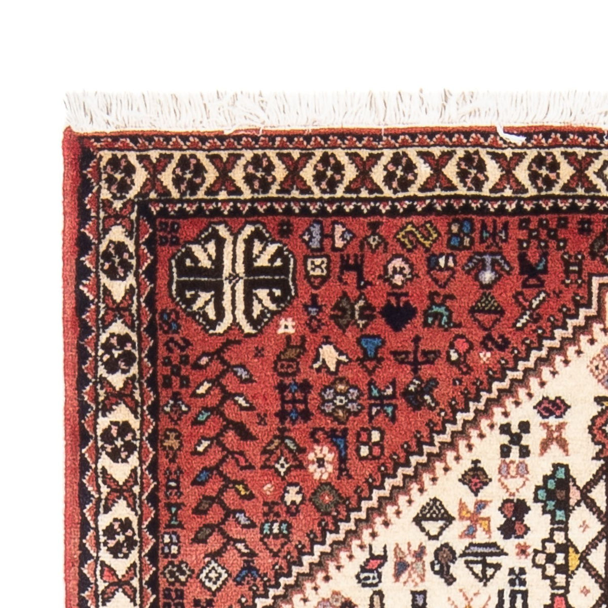 Abadeh Teppich 80x126cm - Perserteppich - creme