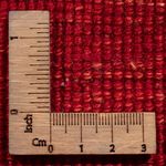 Gabbeh Persisch Teppich 122x186cm - Perserteppich Wollteppich - rot