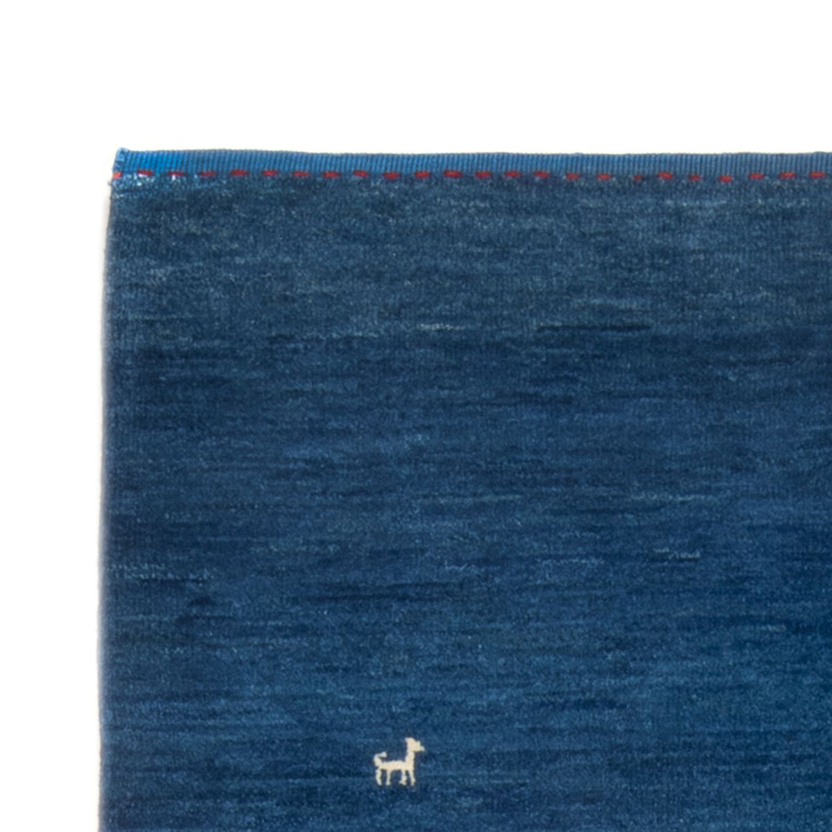 Gabbeh Persisch Teppich 107x160cm - Perserteppich Wollteppich - dunkelblau